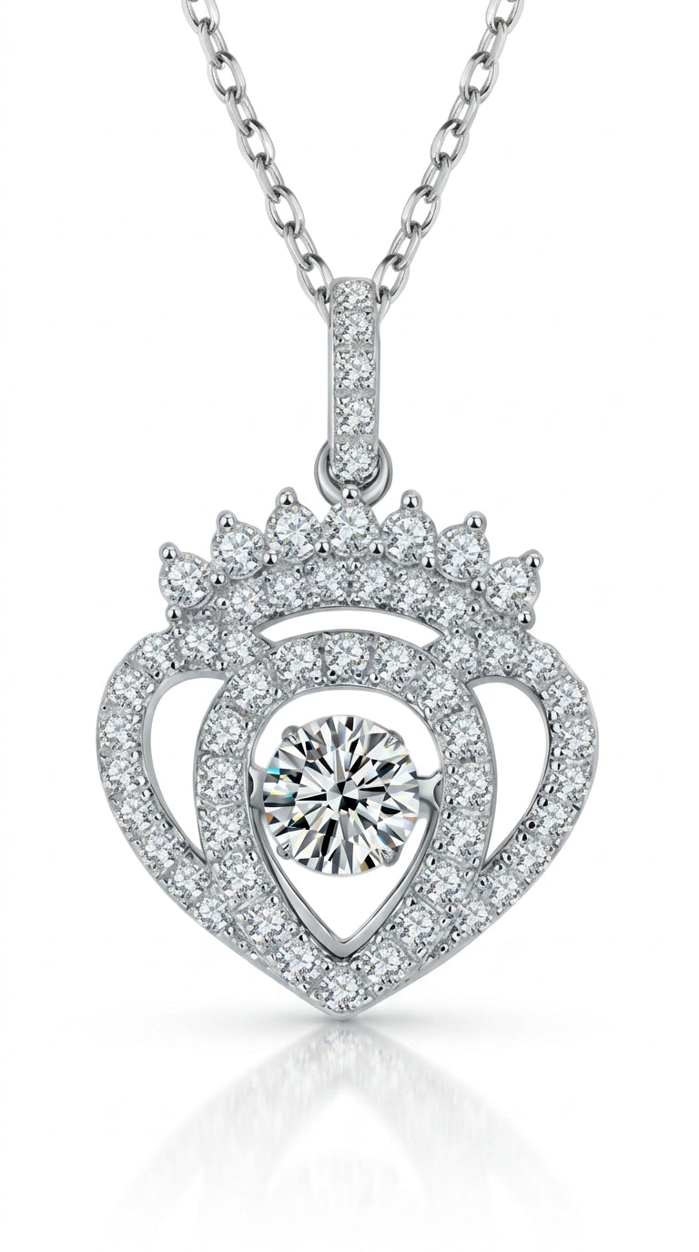Moissanite 925 Sterling Silver Necklace