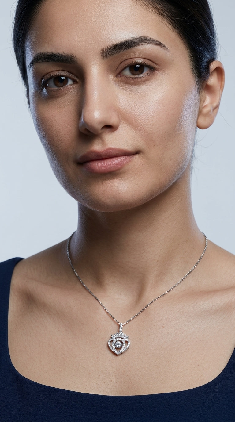 Moissanite 925 Sterling Silver Necklace
