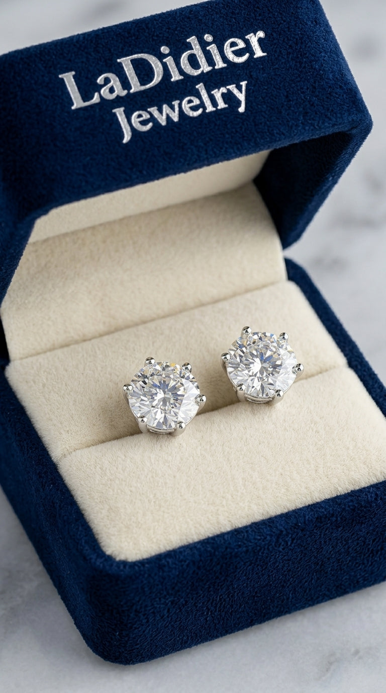 Luxury Adored Moissanite Stud Earrings
