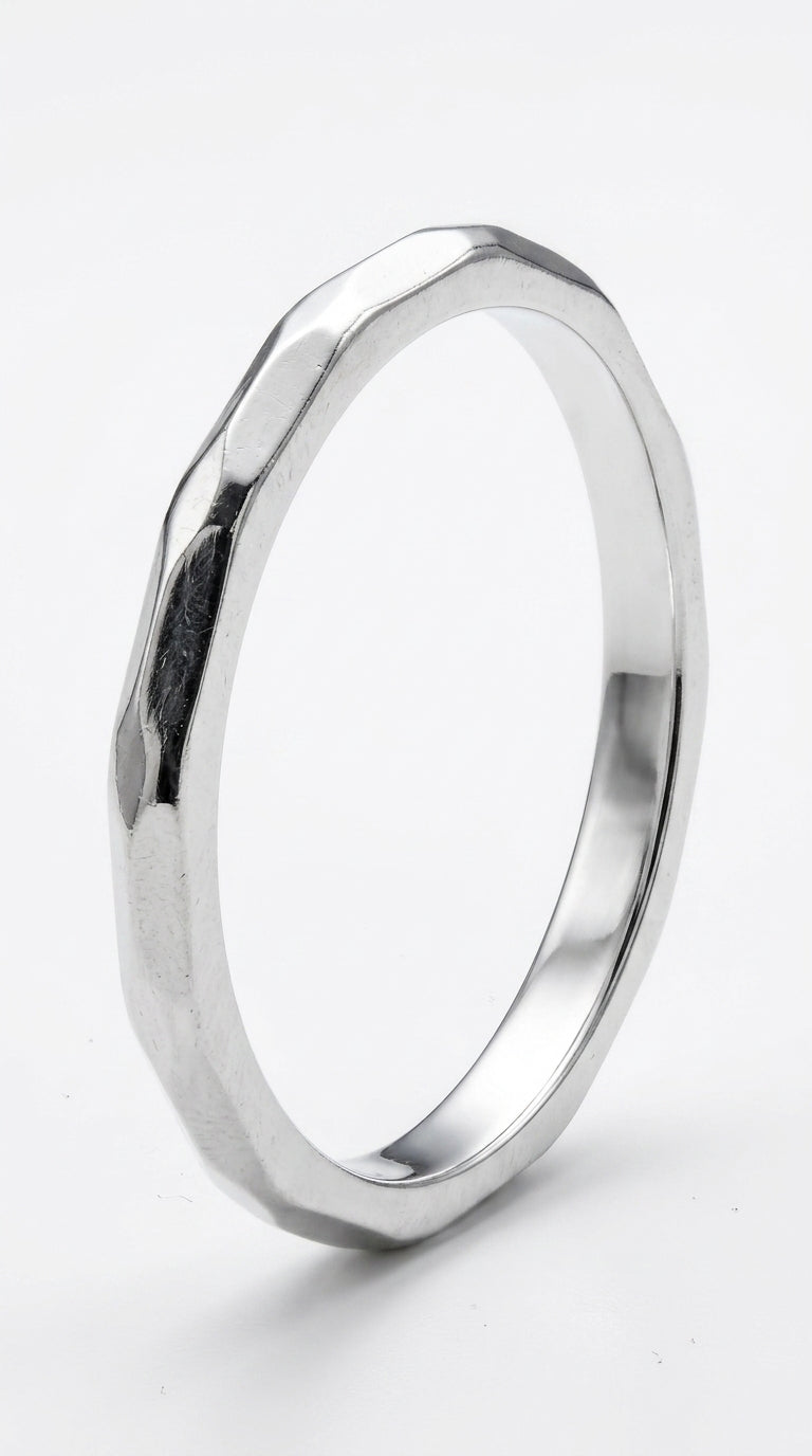 YADOCA 8Pcs 1MM 2MM Stainless Steel Rings for Women Men Minimalist Fashion Dainty Plain Thin Knuckle Stacking Midi Thumb Rings Stackable Statement Band Rings Set Silver Tone Size 7