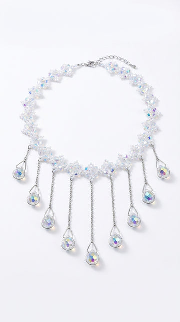 High-end Temperament Necklace Fairy Crystal Flow Necklace