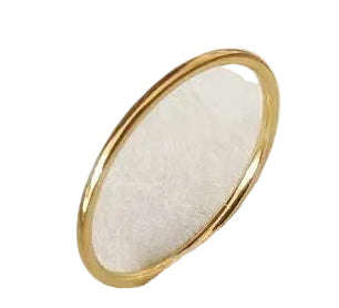 Women's Fashion Solid Gold End Rings