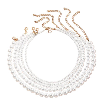 Elegant Round Pearl Necklace Temperament Pearl Necklace