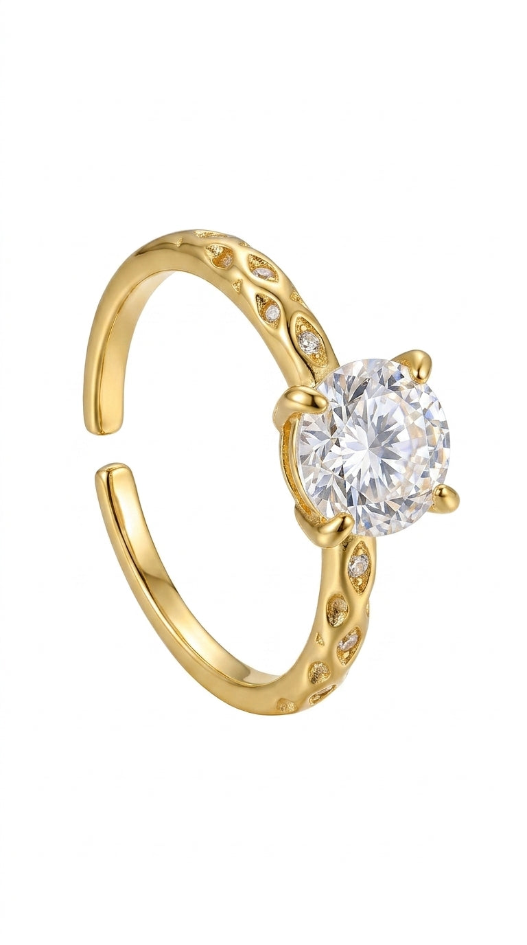 925 Silver AAAA Zircon Rings Minimalist Big Zircon Party Rings for Women Elegant Fashion Wedding Jewelry Gifts