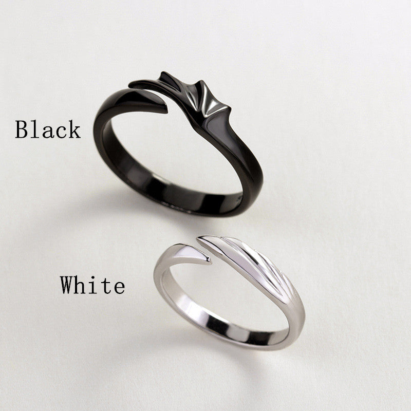 Personalized Pair Of Niche Design Couple Rings