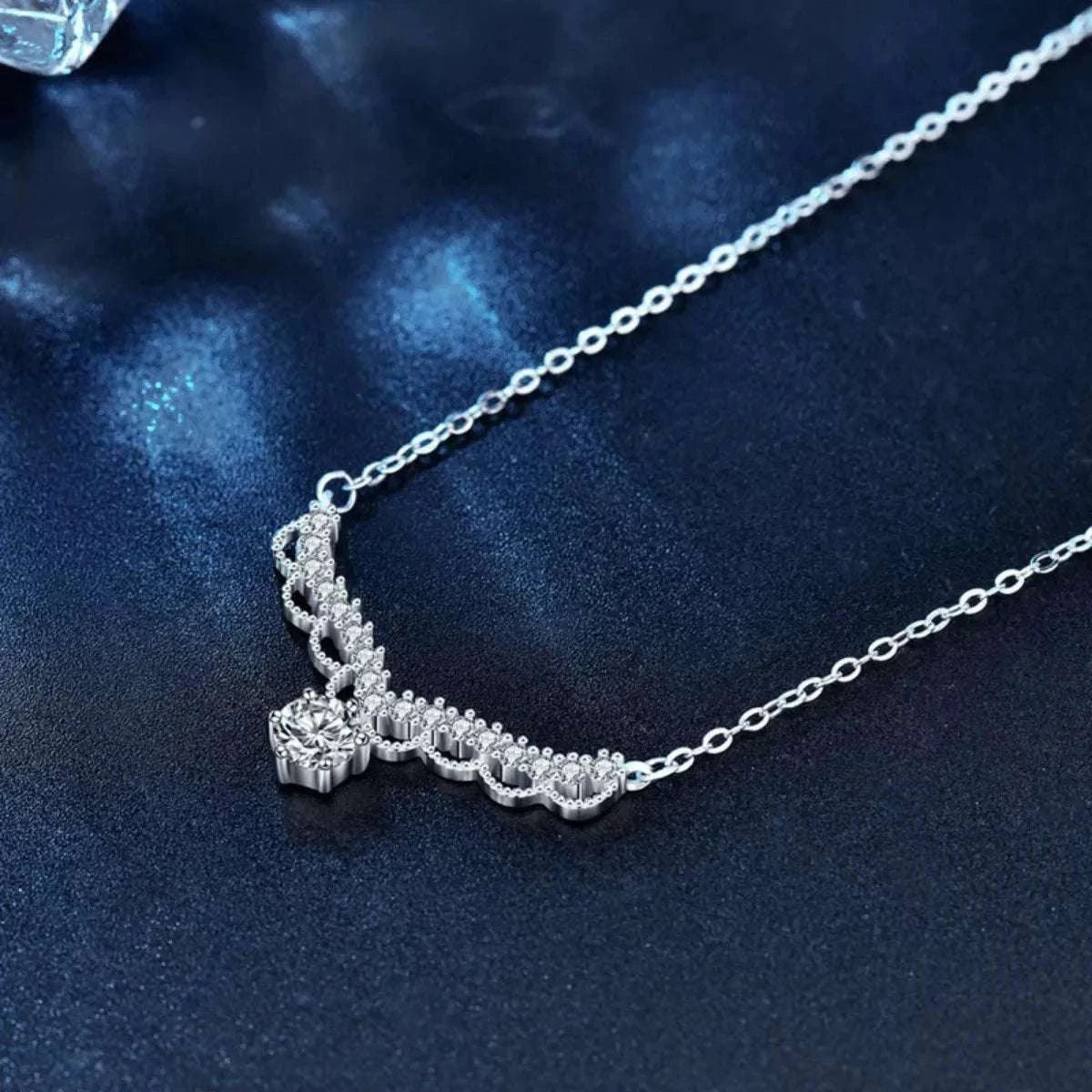 Moissanite 925 Sterling Silver Necklace