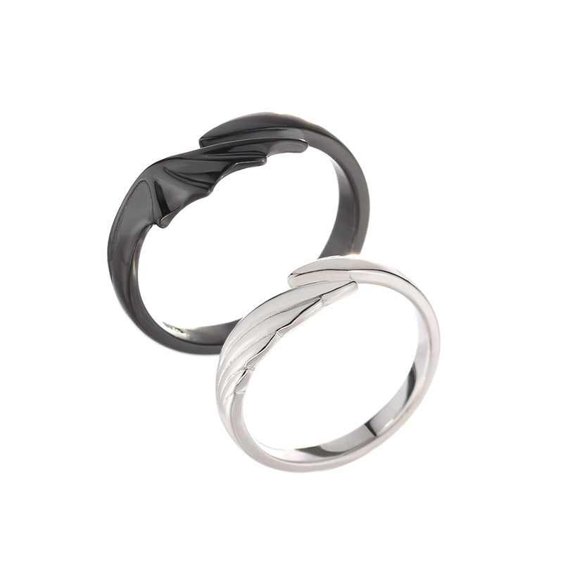 Personalized Pair Of Niche Design Couple Rings