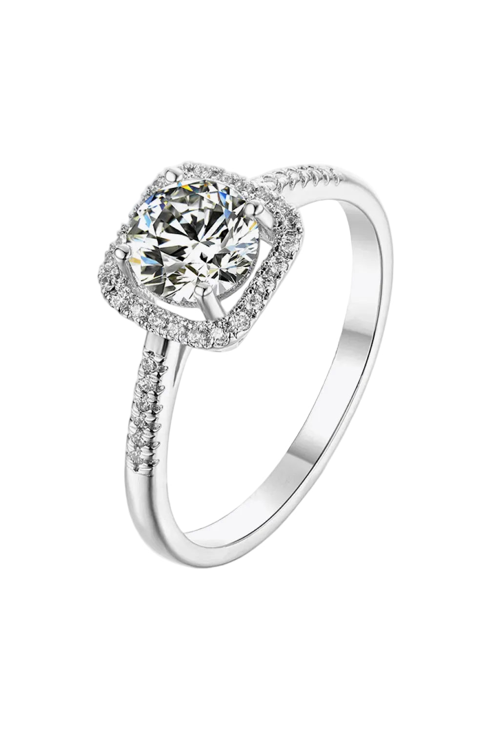 1 Carat Moissanite Zircon Ring