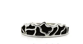 Vintage Thai Silver Student Couple Rings