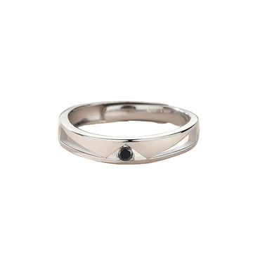 Fashion Crown Sterling Silver Couple Rings