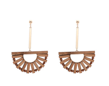 Hollow Bamboo Earrings - Bamboo Pendant Earrings