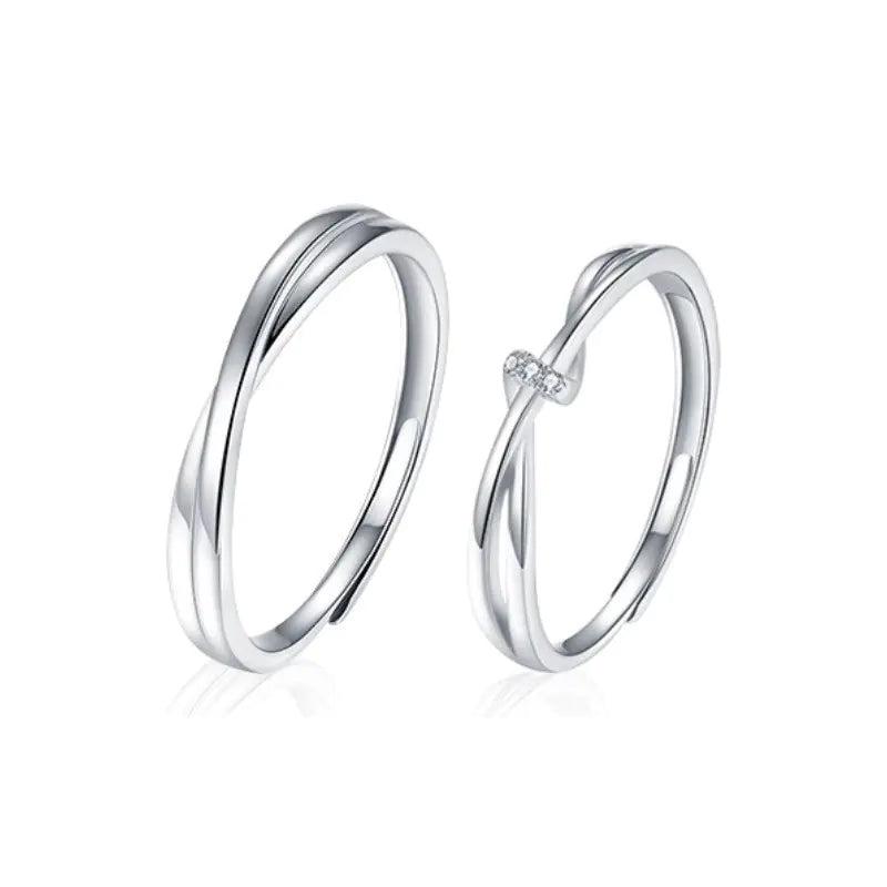 Fashionable Mixed Matching Personality Rings