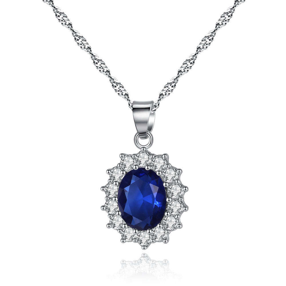 Sunflower Jewelry Set Necklace Ring Stud Earrings Bridal Jewelry LaDidier Jewelry