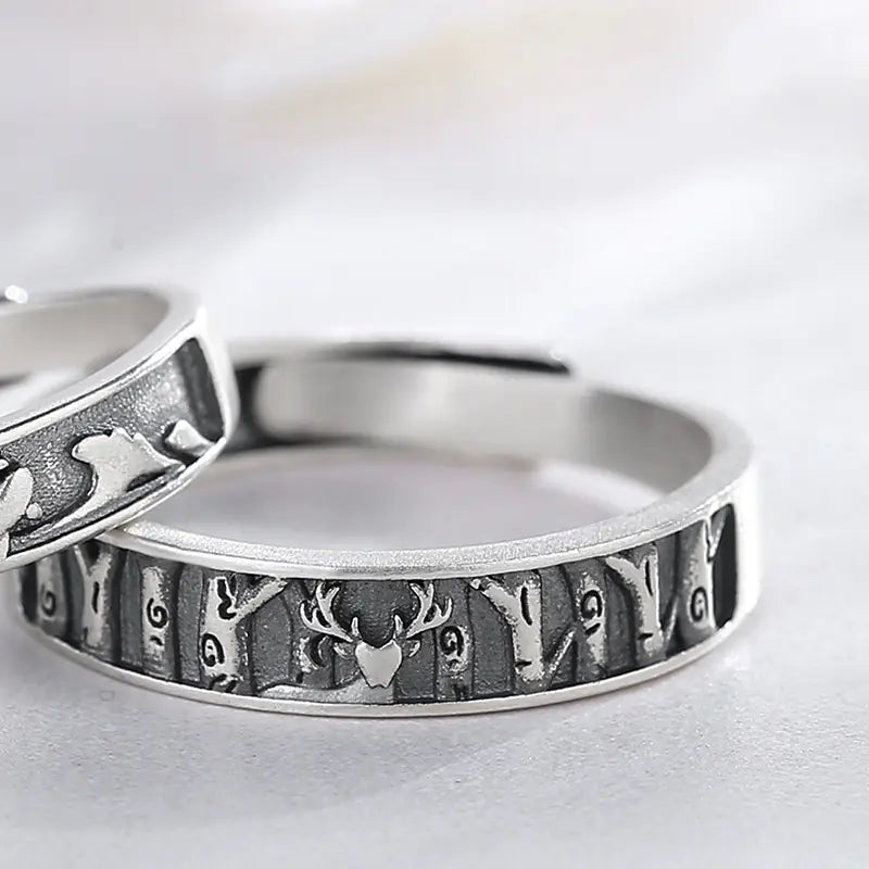 Trendy Couple Rings for Fashionable Style