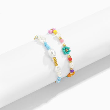 Women's Boho Baroque Shaped Pearl Bracelet