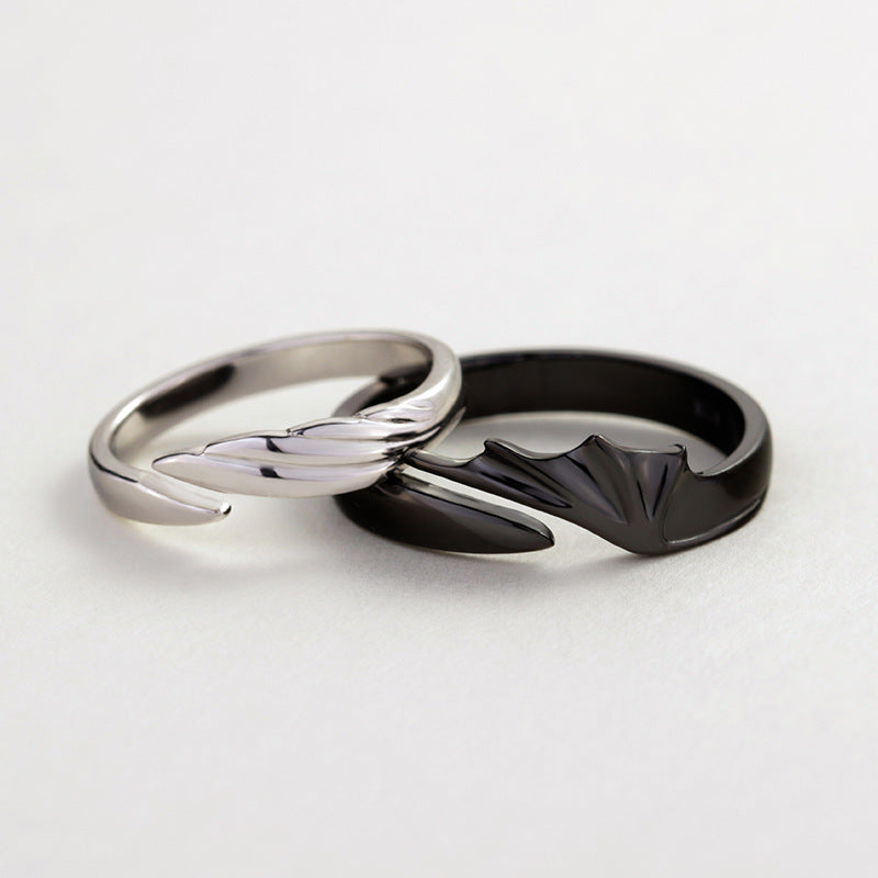 Personalized Pair Of Niche Design Couple Rings