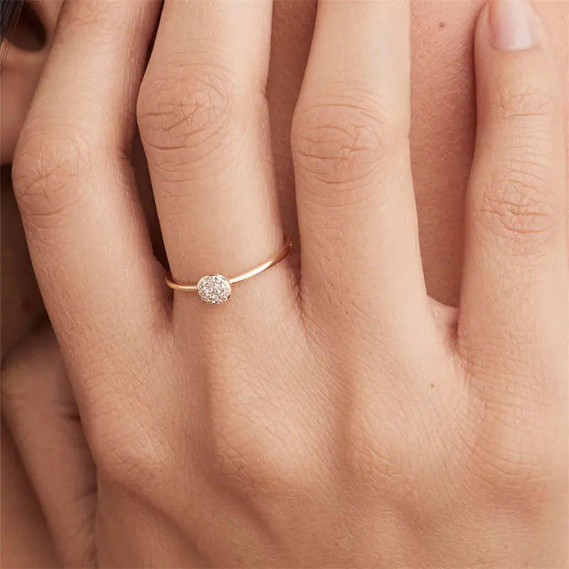 Golden Stainless Steel Couple Rings