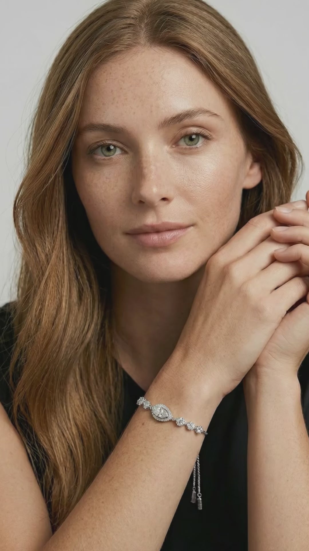 1 Carat Moissanite 925 Sterling Silver Bracelet