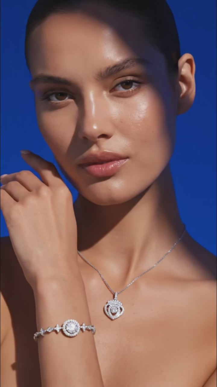 Moissanite 925 Sterling Silver Necklace