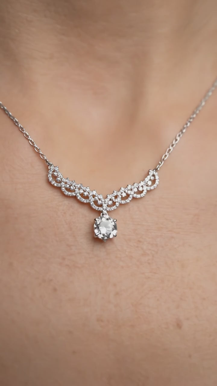 Moissanite 925 Sterling Silver Necklace